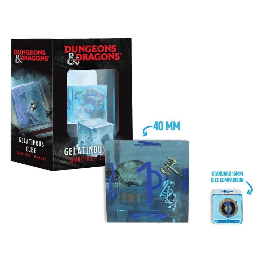 Dungeons & Dragons Jumbo dado Gelatinous Cube 4 cm - Z POP Toys
