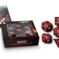 Dungeons & Dragons Premium Silicon Pack de Dados Dragon Scale Red (7) - Z POP Toys