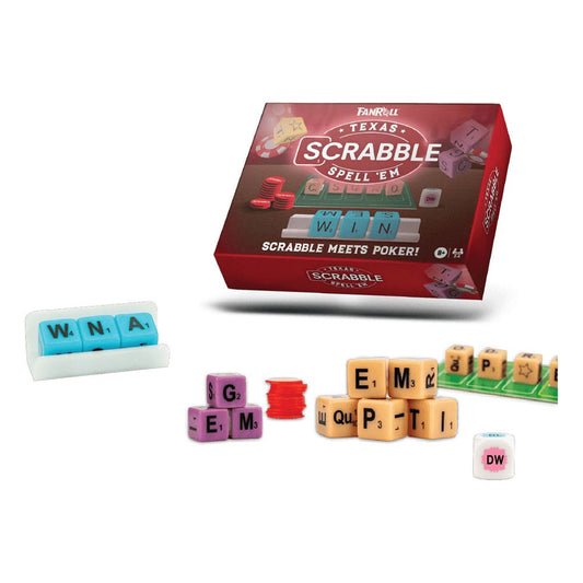 FanRoll Hasbro Juego Scrabble Texas Spell Em - Z POP Toys