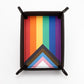 FanRoll Bandeja plegable para dados Pride Rainbow Flag