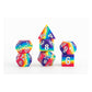 FanRoll Sharp Edge Silicone Pack de Dados Rainbow (7) - Z POP Toys