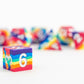 FanRoll Sharp Edge Silicone Pack de Dados Rainbow (7) - Z POP Toys