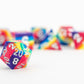 FanRoll Sharp Edge Silicone Pack de Dados Rainbow (7) - Z POP Toys