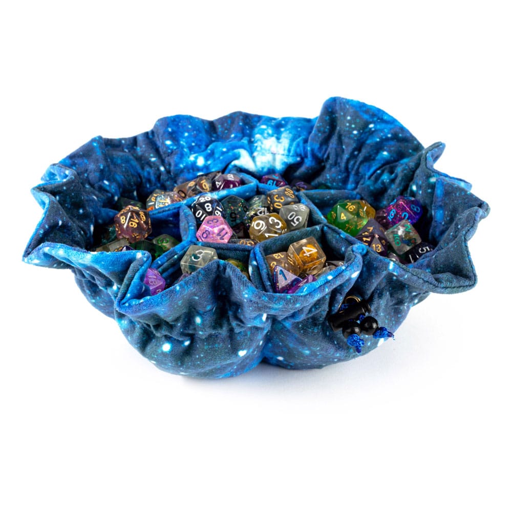 FanRoll Bolsa para Dados con compartimentos Velvet Galaxy - Z POP Toys