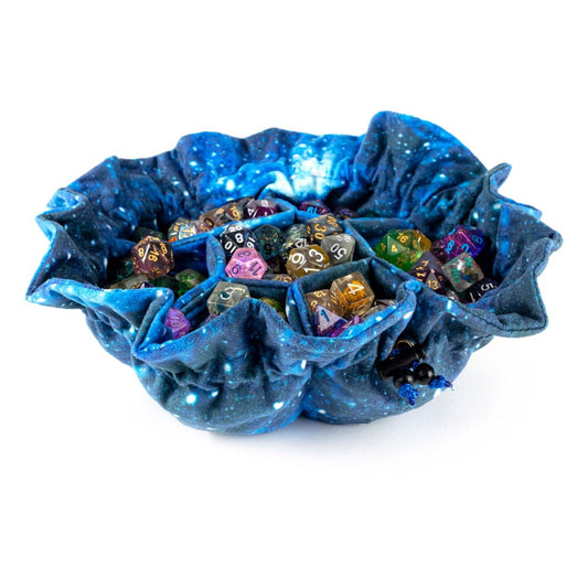 FanRoll Bolsa para Dados con compartimentos Velvet Galaxy - Z POP Toys