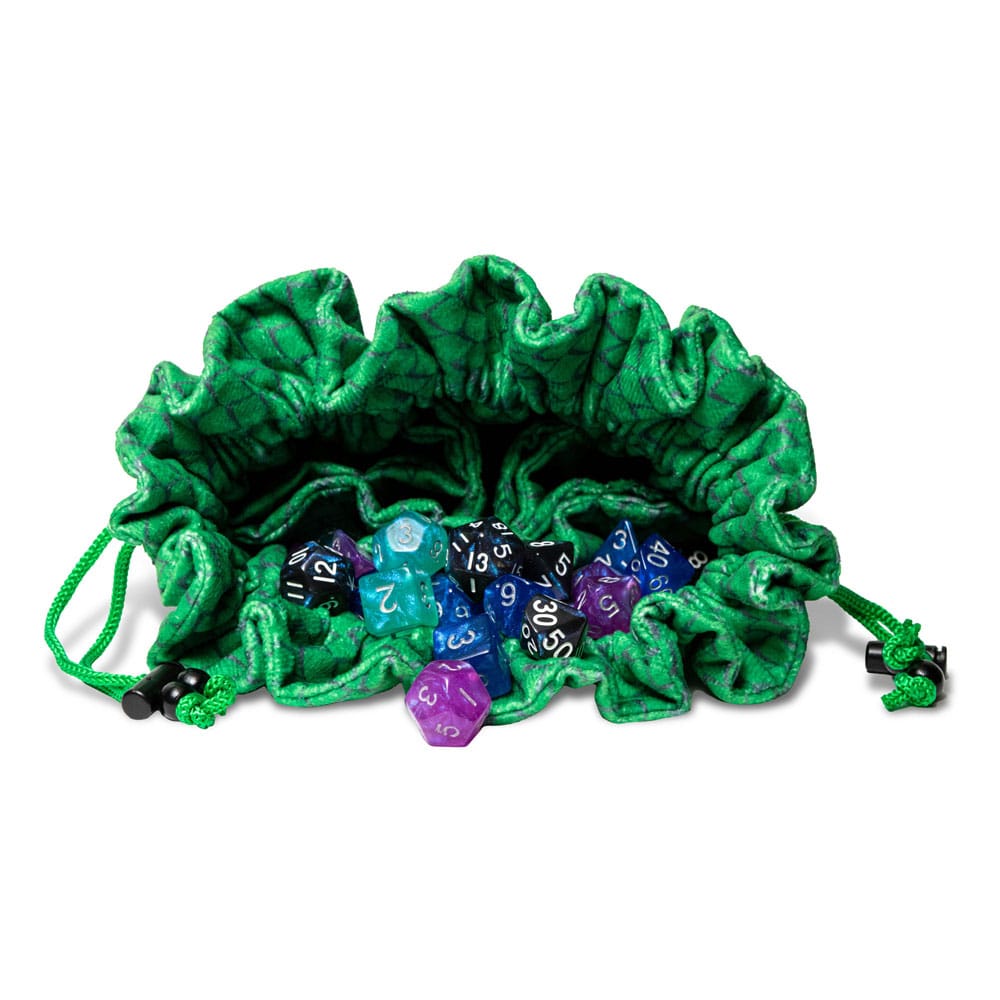 Dragon Storm Bolsa para Dados con compartimentos Green Dragon Scales