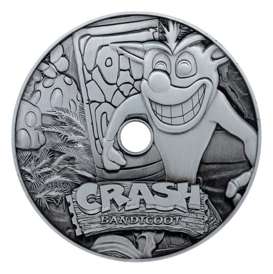 Crash Bandicoot Réplica Metal CD-ROM Collectible Limited Edition 11 cm