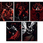 Diablo Litografia Set of Five Limited Edition 36 x 28 cm