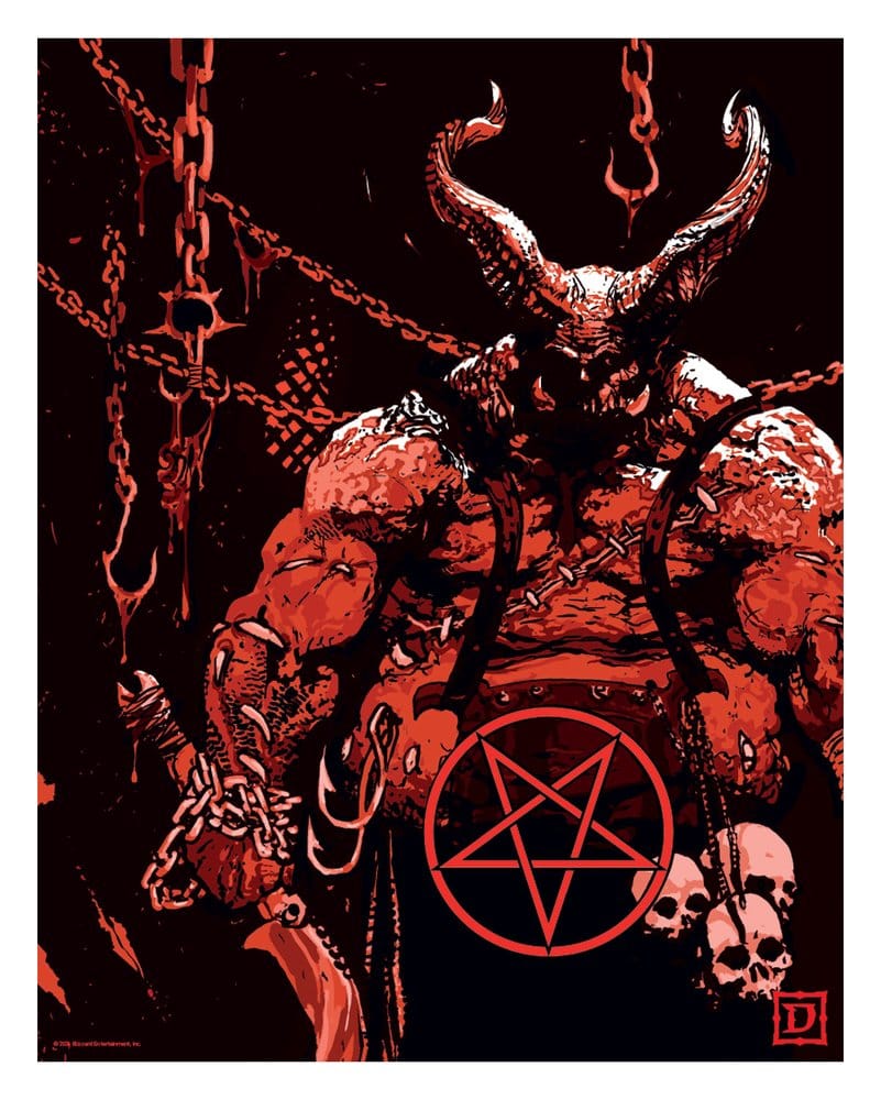 Diablo Litografia Set of Five Limited Edition 36 x 28 cm