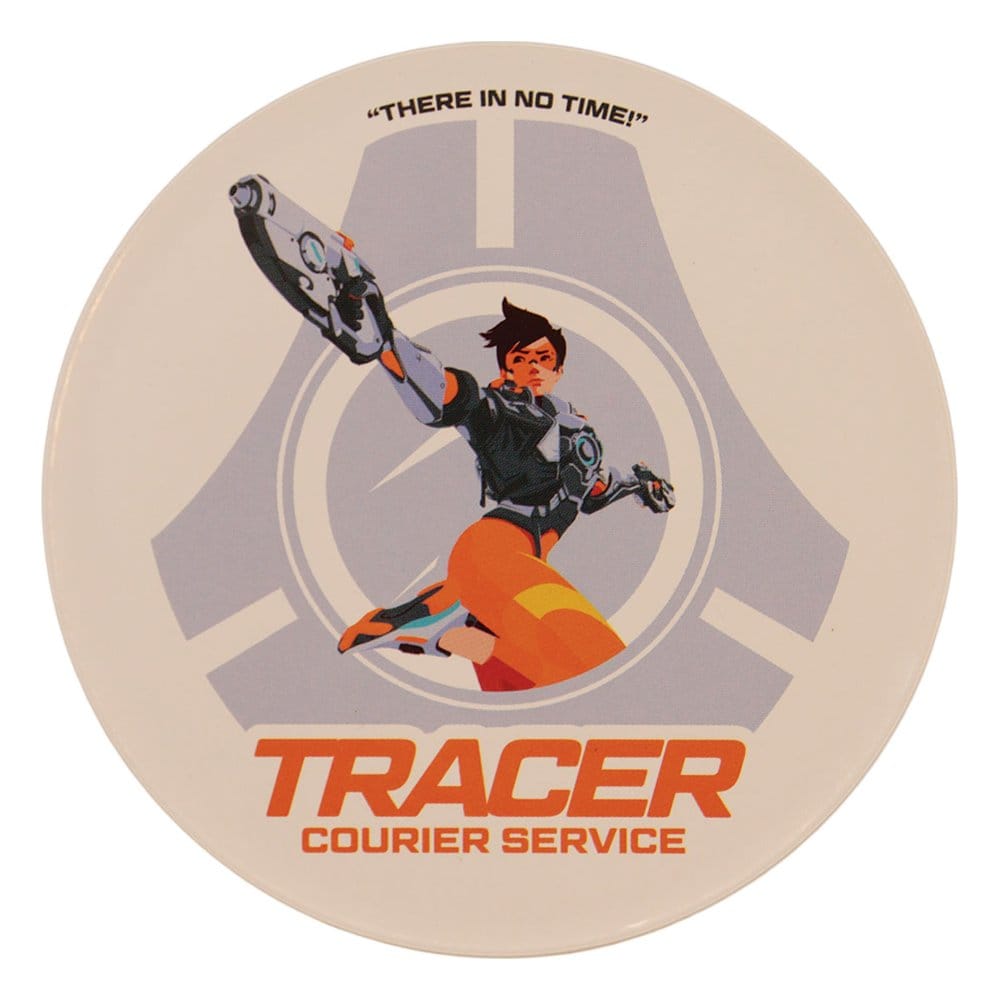 Overwatch Pack de 4 Posavasos de metal impreso