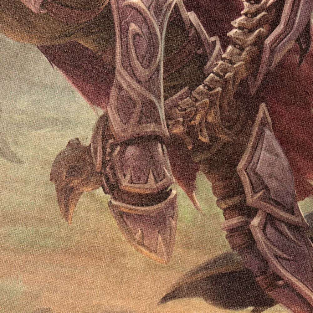 World of Warcraft Litografia Sylvanas vs Anduin Wrynn Limited Edition 42 x 30 cm