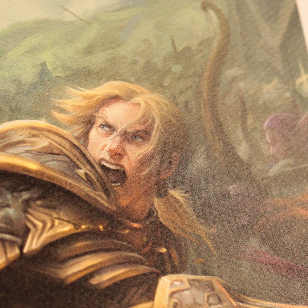 World of Warcraft Litografia Sylvanas vs Anduin Wrynn Limited Edition 42 x 30 cm