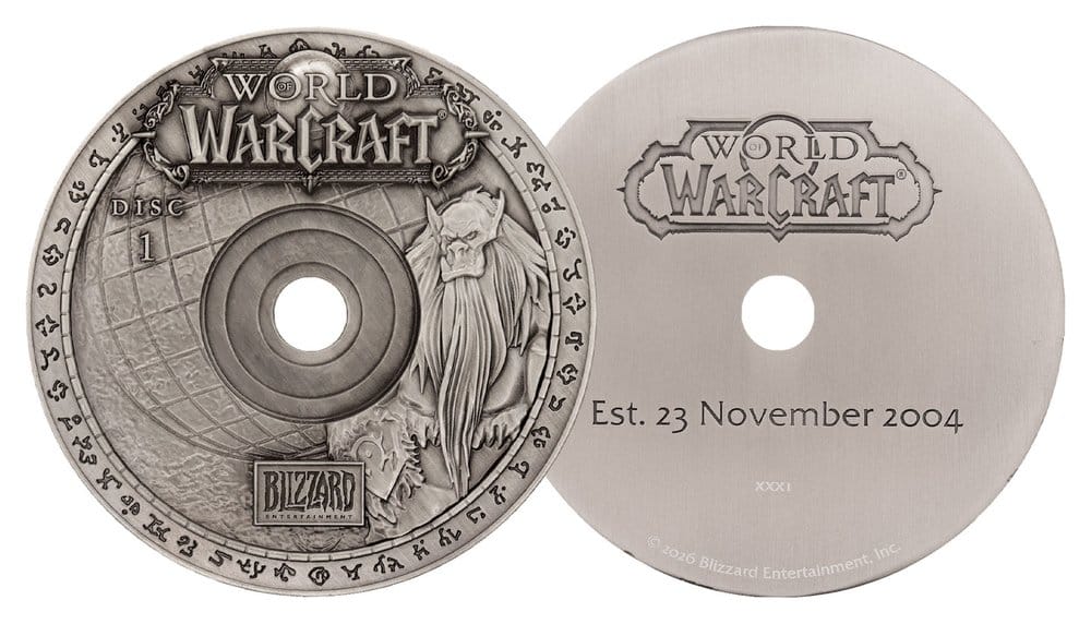 World of Warcraft Réplica CD-ROM Limited Edition 11 cm