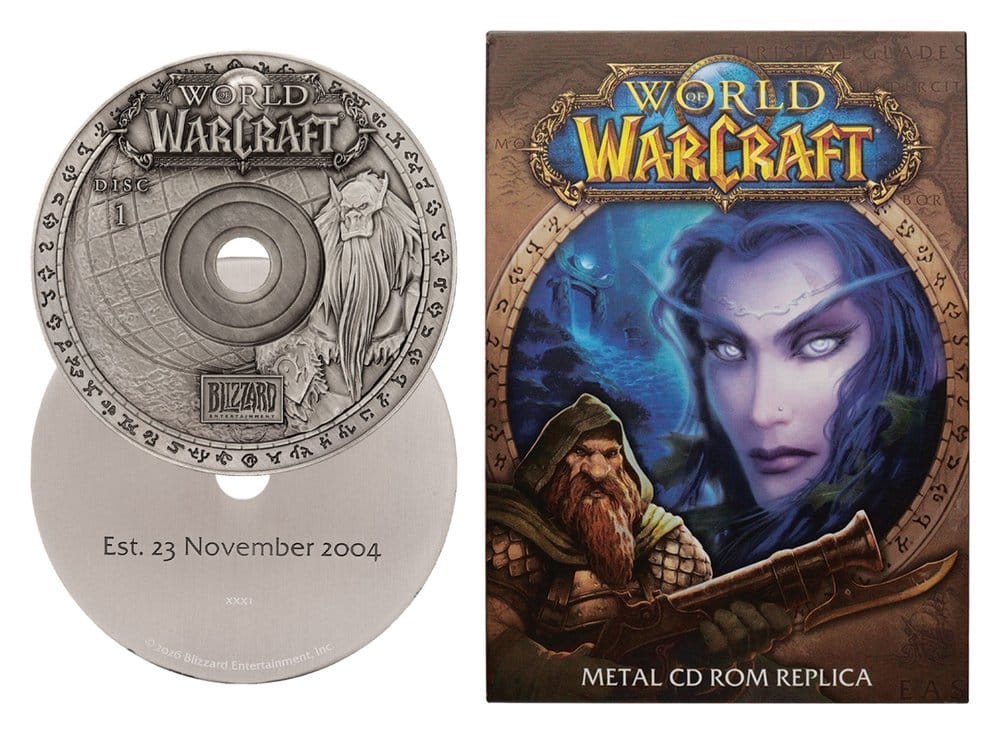 World of Warcraft Réplica CD-ROM Limited Edition 11 cm