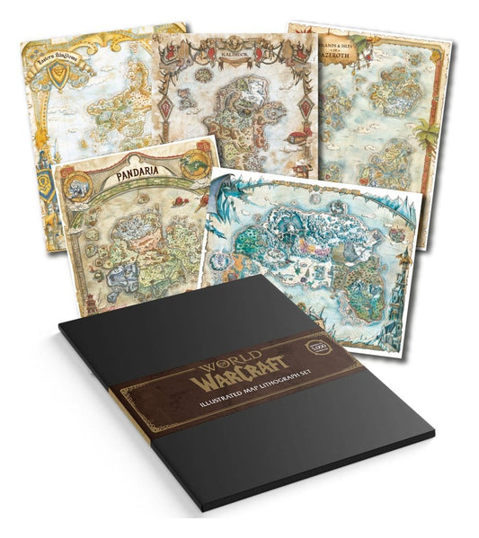 World of Warcraft Litografia Set Limited Edition 42 x 30 cm