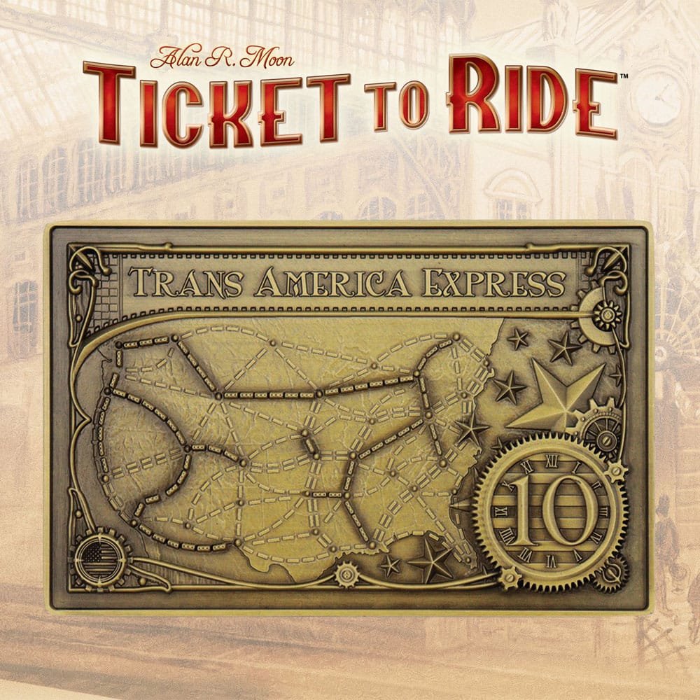 Ticket to Ride Lingote Trans America Express Limited Edition