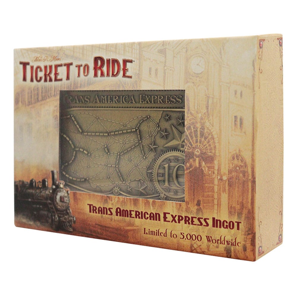 Ticket to Ride Lingote Trans America Express Limited Edition