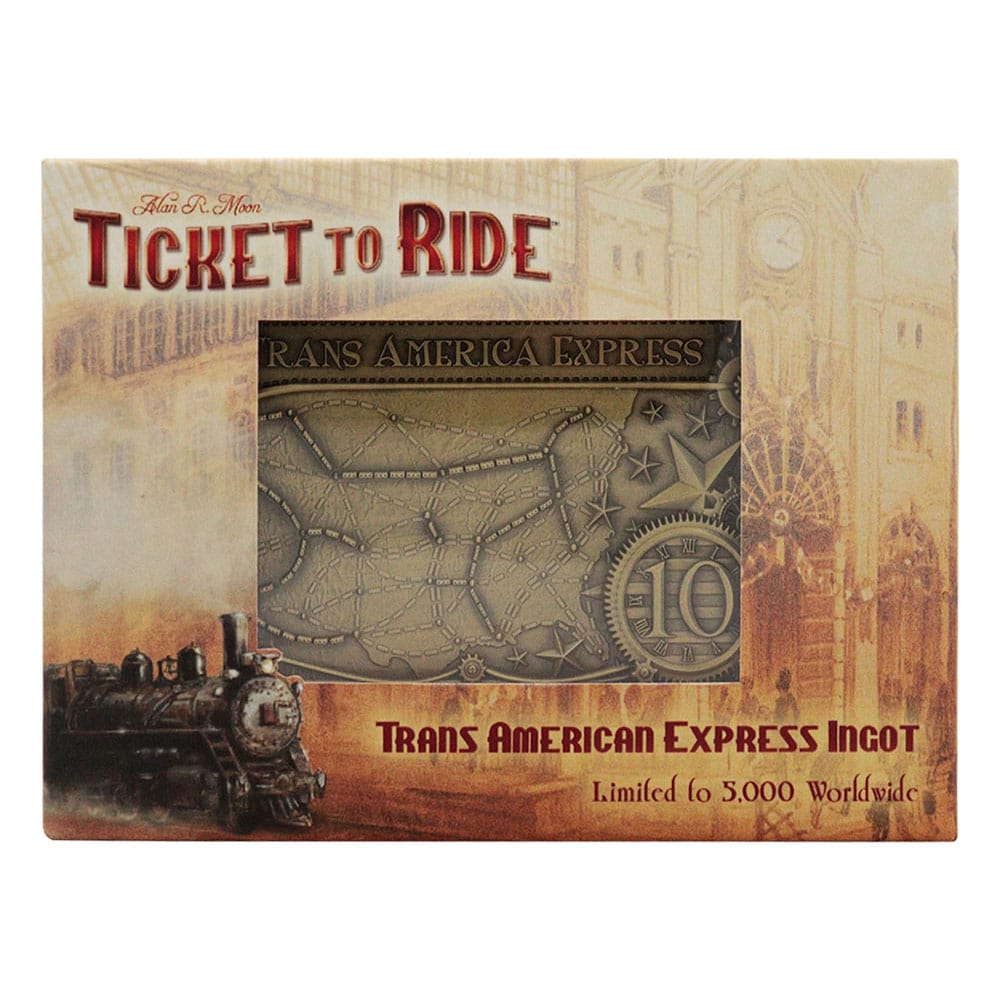 Ticket to Ride Lingote Trans America Express Limited Edition