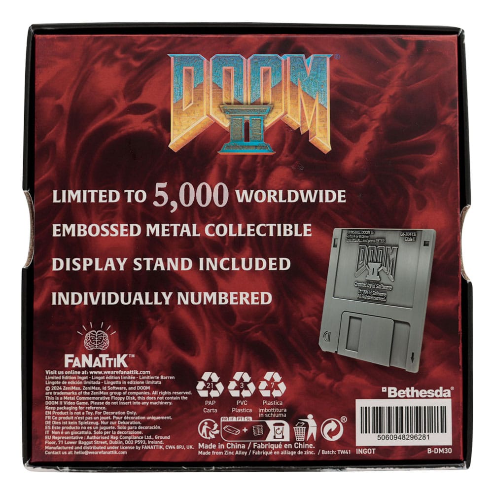 Doom 2 Réplica Arena Floppy Disk Limited Edition - Z POP Toys