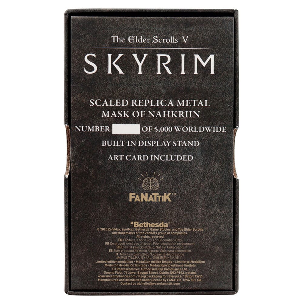 The Elder Scrolls V Réplica Skyrim Nahkriin Dragon Priest Mask Limited Edition - Z POP Toys