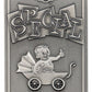 Fallout Lingotes de metal con álbum de colección S.P.E.C.I.A.L. Perk Card Collector’s Album