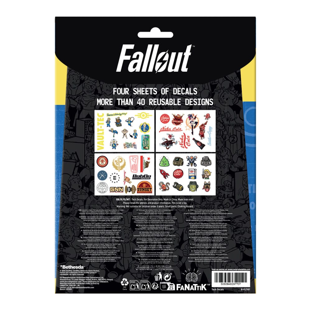 Fallout Pegatina Tech