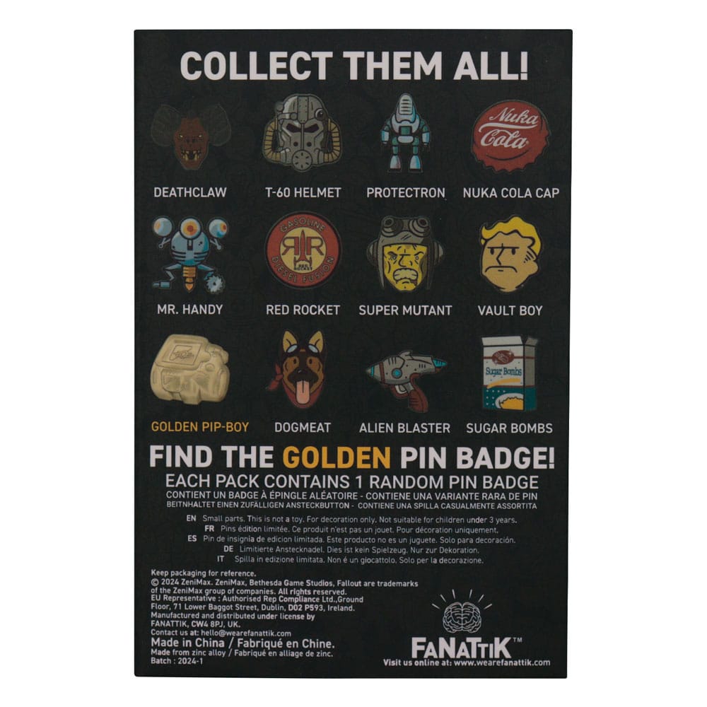 Fallout Chapa Mystery Pin - Z POP Toys