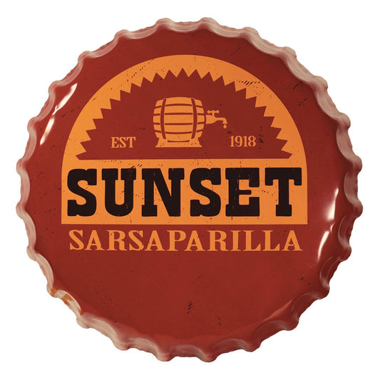 Fallout Placa de Chapa Sunset Sarsaparilla Bottle Cap