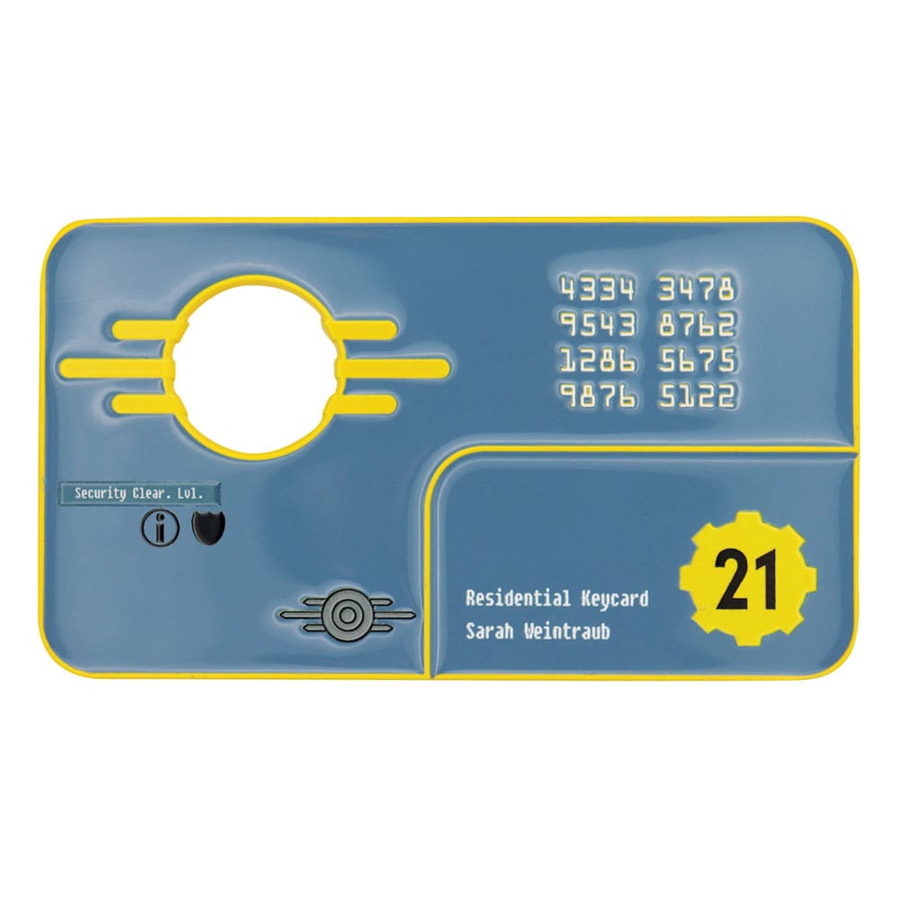 Fallout: New Vegas Réplica Vault 21 Security Keycard Limited Edition - Z POP Toys