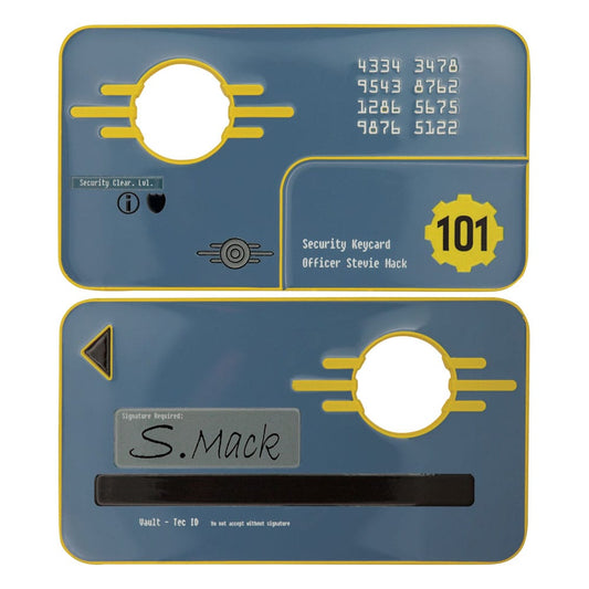 Fallout 3 Réplica Vault 101 Security Keycard Limited Edition
