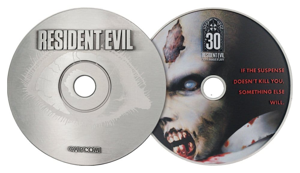Resident Evil Réplica CD-ROM 30th Anniversary Limited Edition 11 cm