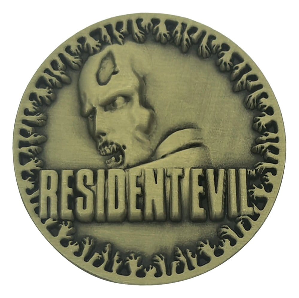 Resident Evil Moneda 30th Anniversary Antique Brass Edition