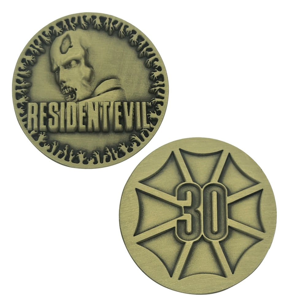 Resident Evil Moneda 30th Anniversary Antique Brass Edition