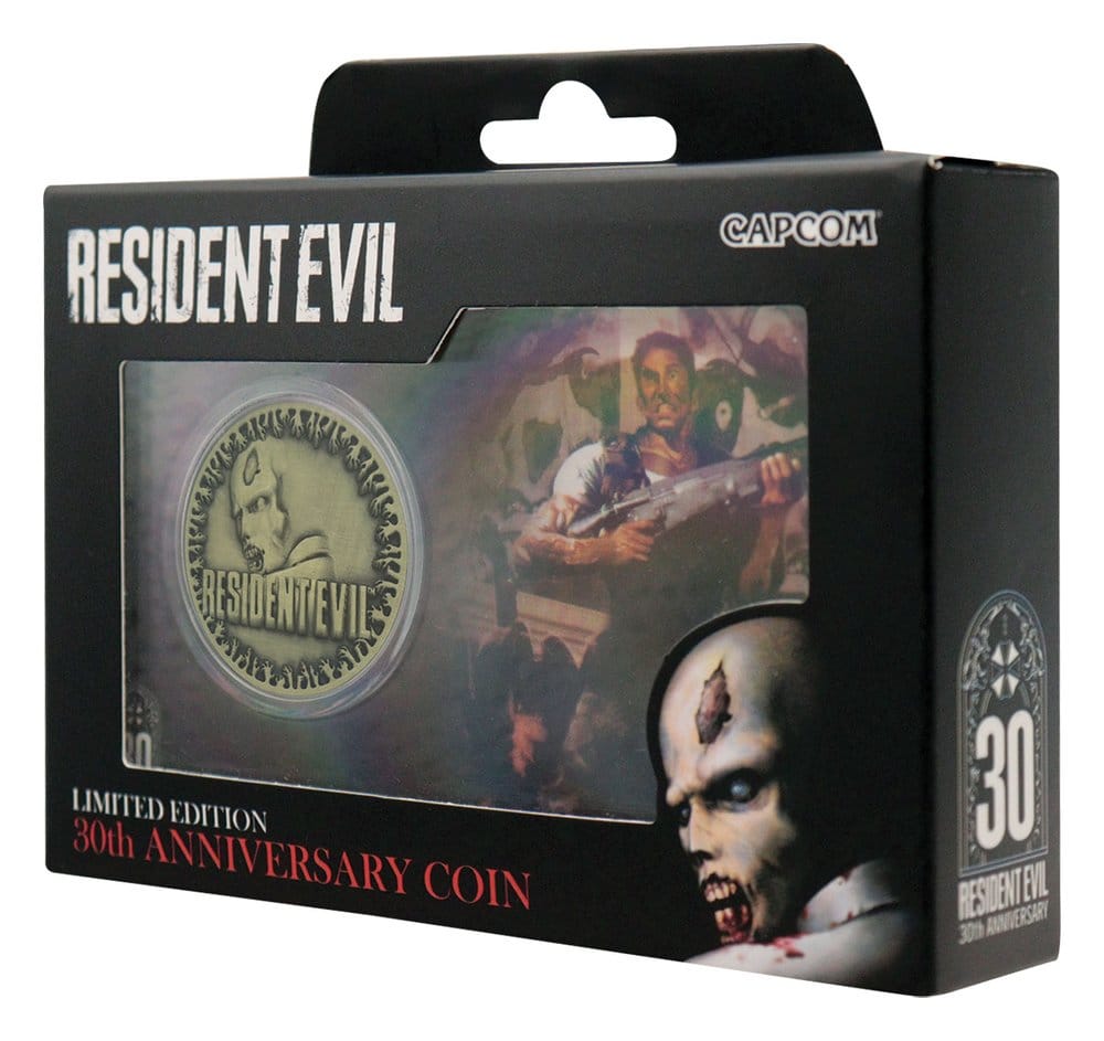 Resident Evil Moneda 30th Anniversary Antique Brass Edition