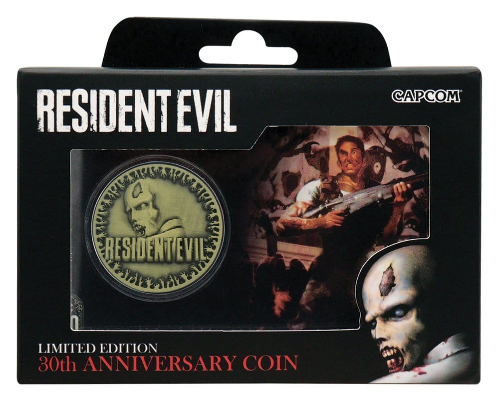 Resident Evil Moneda 30th Anniversary Antique Brass Edition