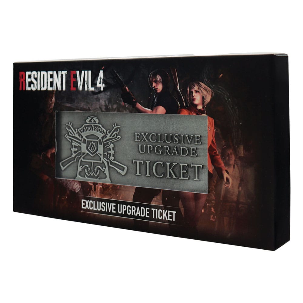 Resident Evil 4 Réplica 1/1 Metal Exclusive Upgrade Ticket