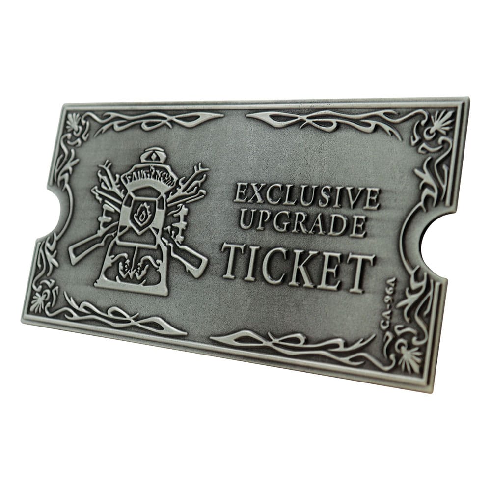 Resident Evil 4 Réplica 1/1 Metal Exclusive Upgrade Ticket