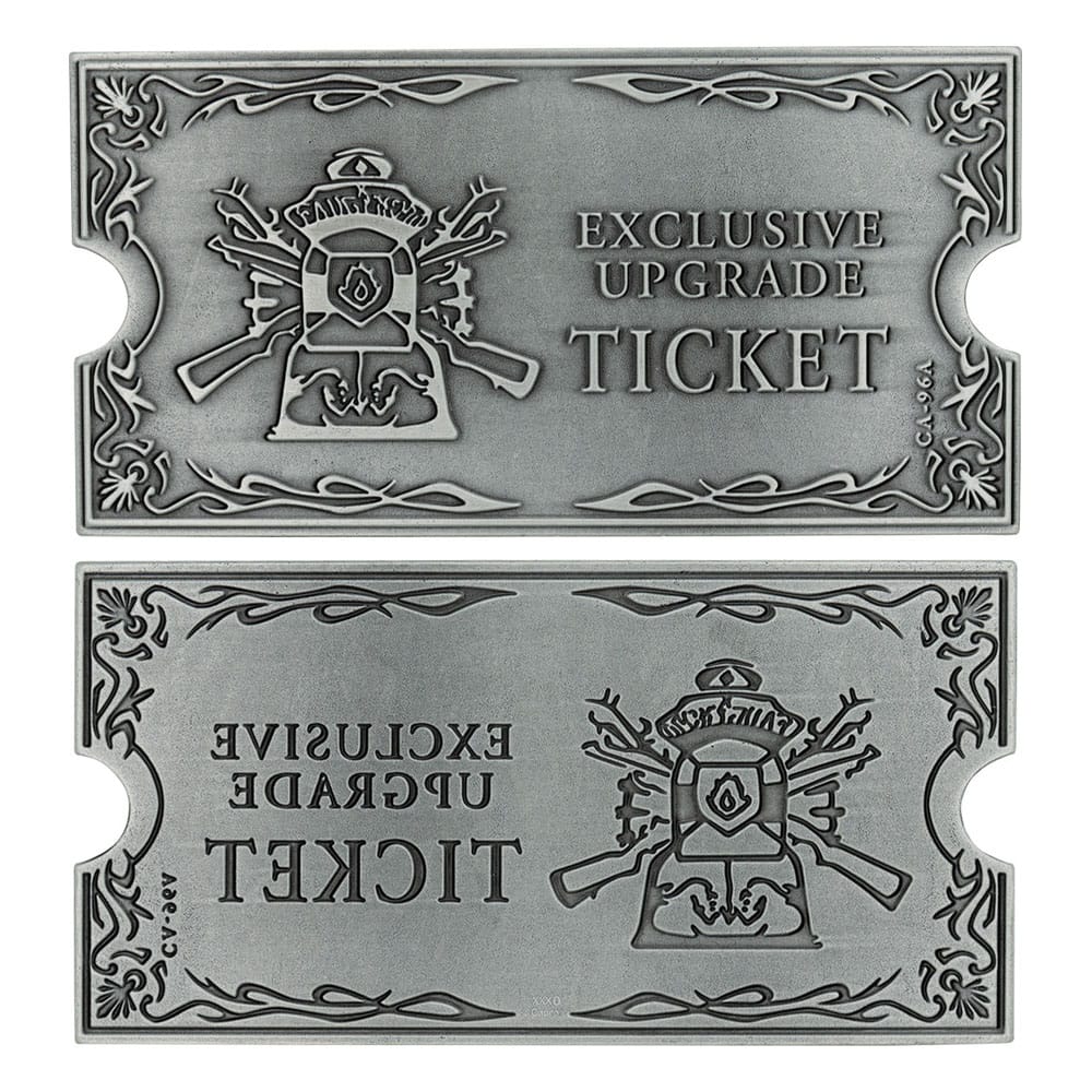 Resident Evil 4 Réplica 1/1 Metal Exclusive Upgrade Ticket