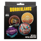 Borderlands Pack de 4 Posavasos