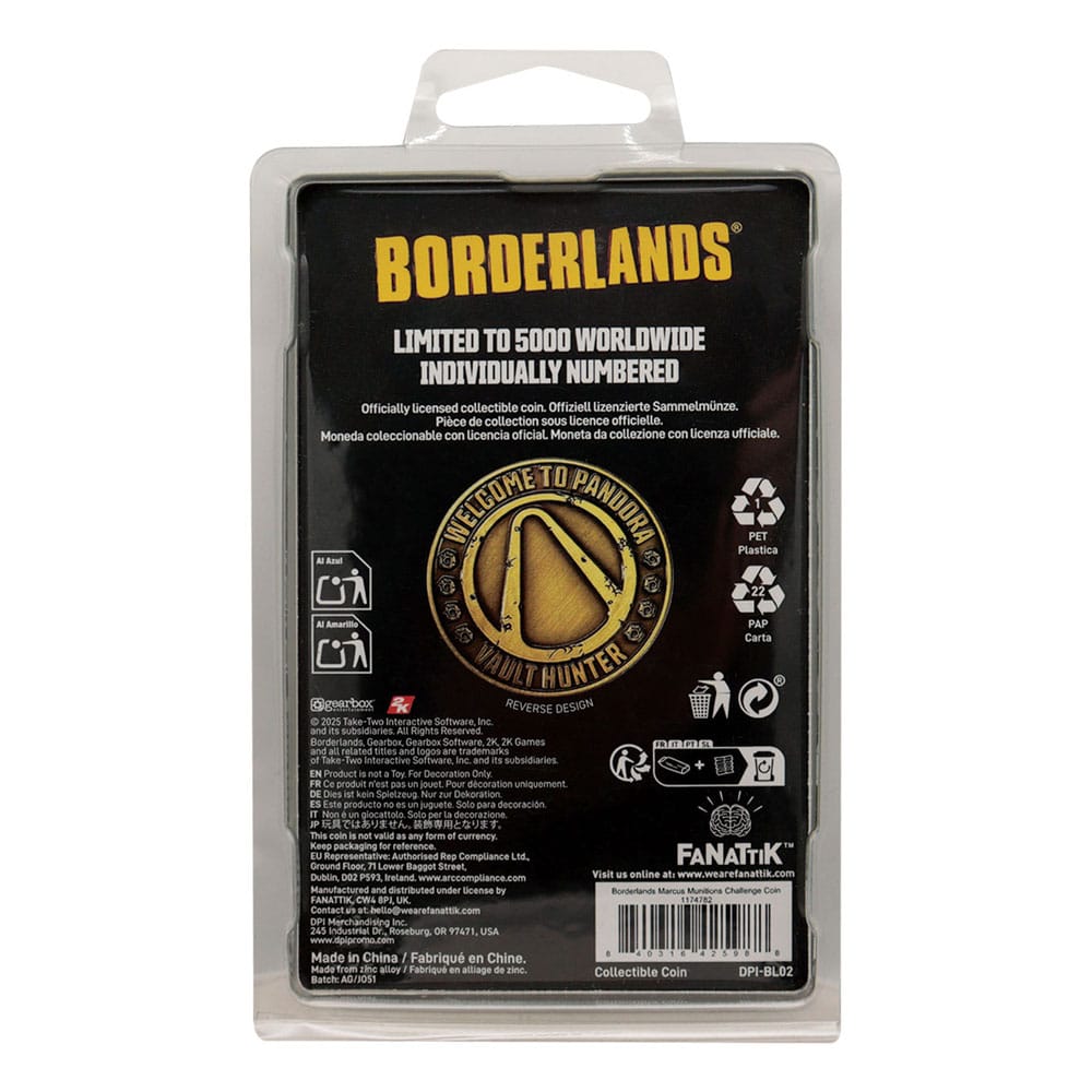 Borderlands Moneda Marcus Munitions Limited Edition