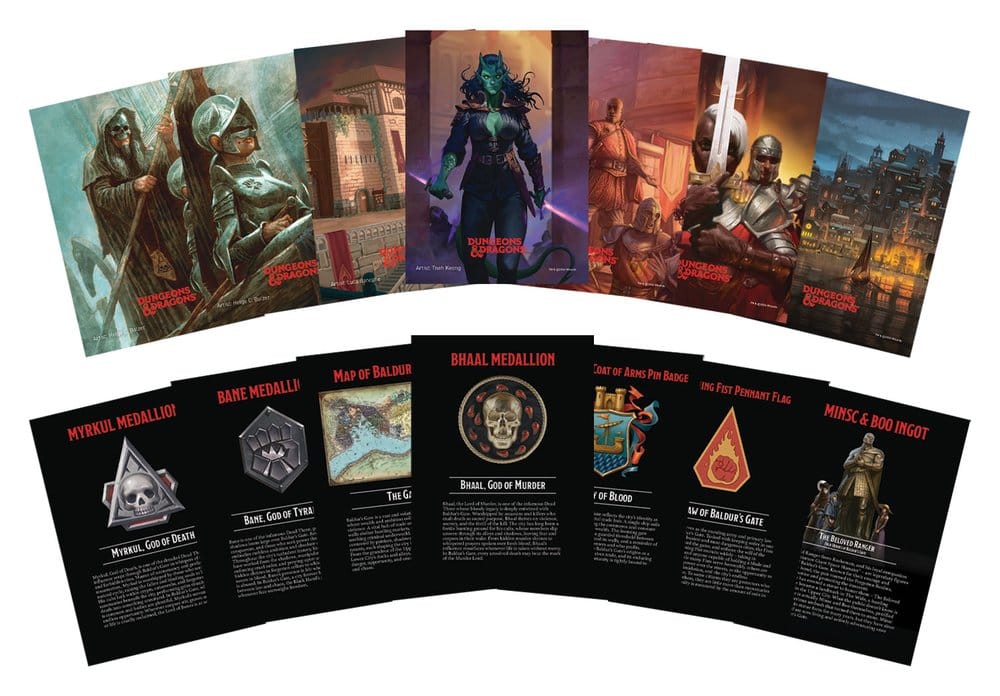 Dungeons & Dragons Set de Regalo Baldur's Gate Collector's Set Limited Edition