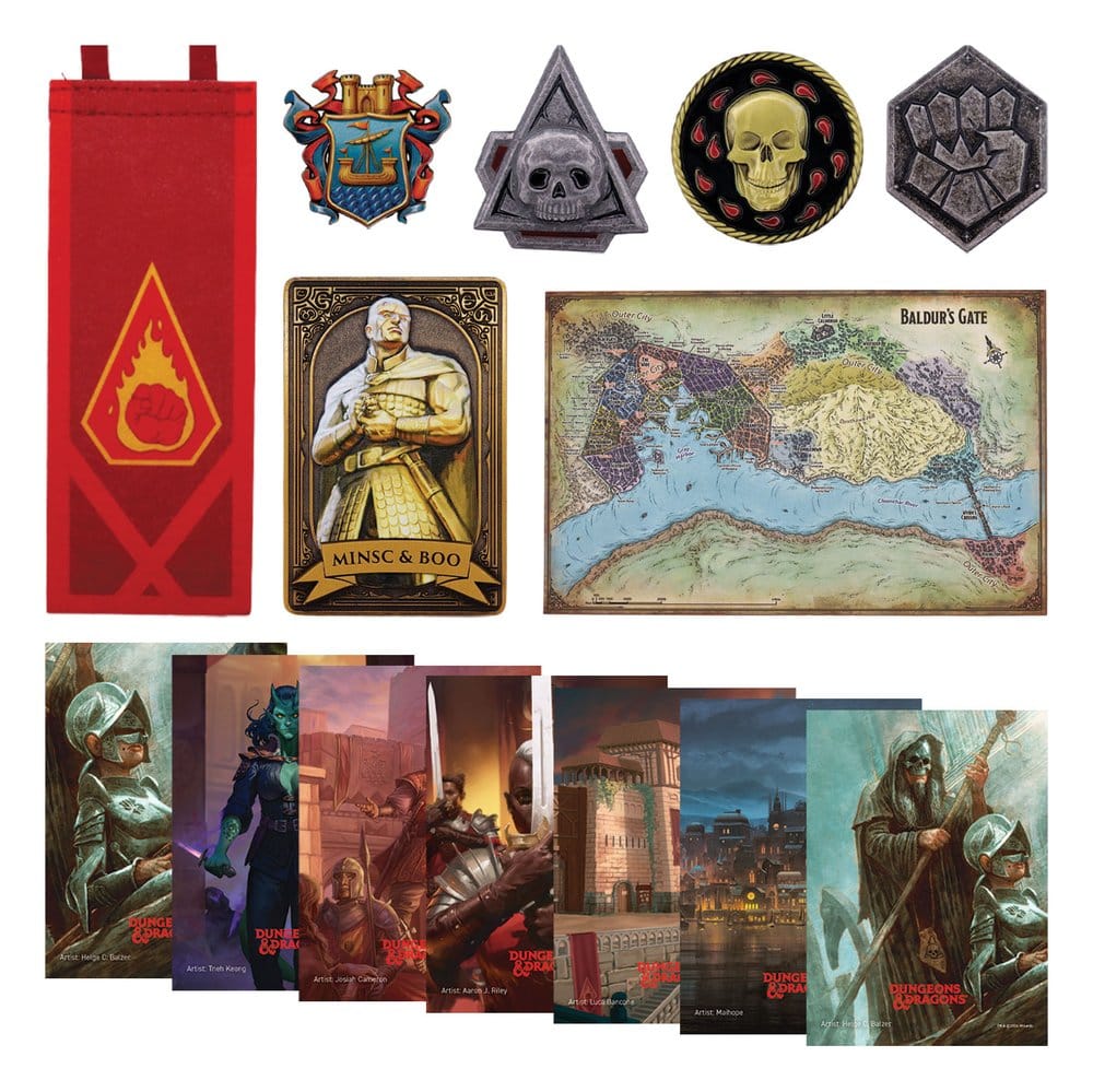 Dungeons & Dragons Set de Regalo Baldur's Gate Collector's Set Limited Edition