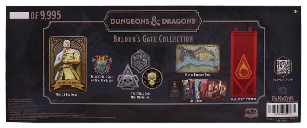 Dungeons & Dragons Set de Regalo Baldur's Gate Collector's Set Limited Edition