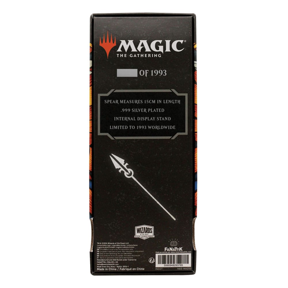 Magic the Gathering Réplica Avacyn's Moonsilver Spear 15 cm (999 plateado)