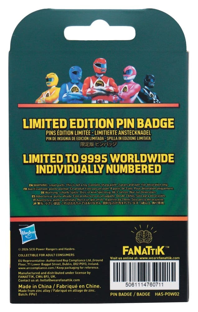 Power Rangers Chapa Green Ranger Limited Edition