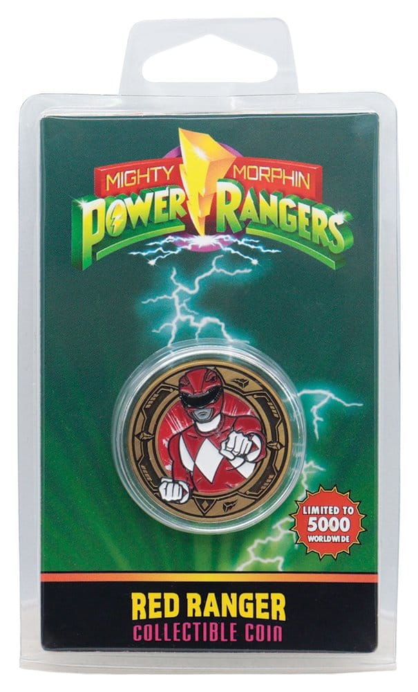 Power Rangers Moneda Red Ranger Limited Edition
