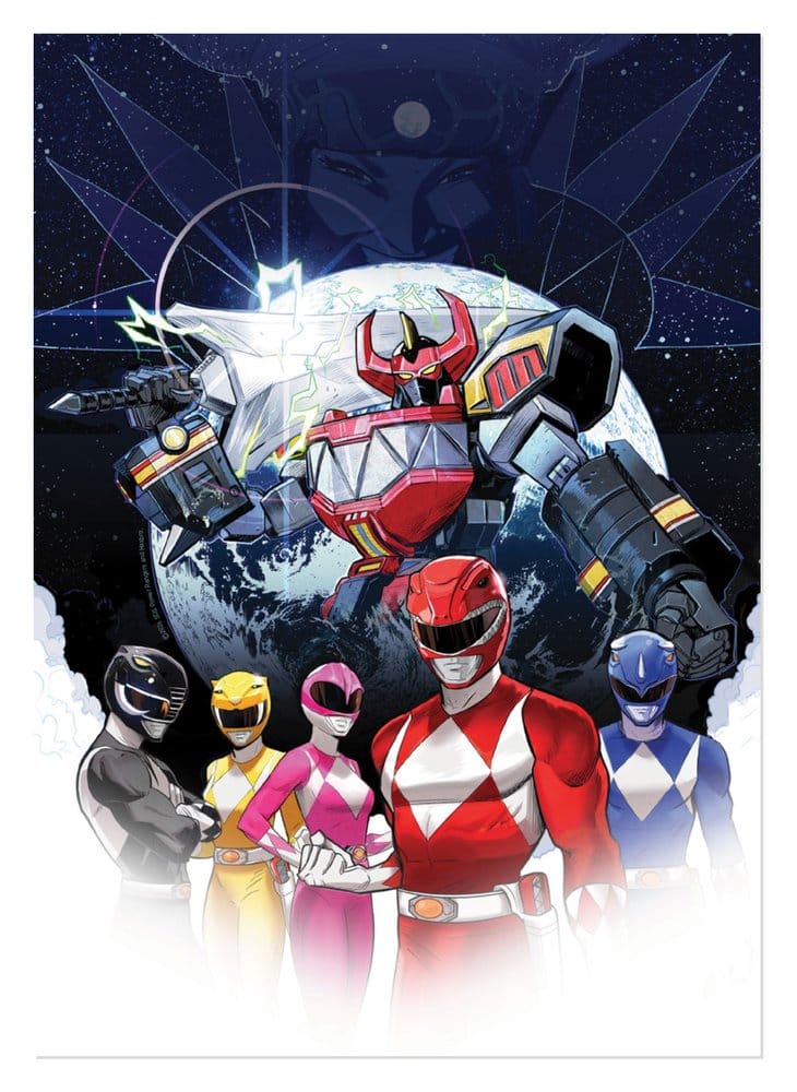 Power Rangers Litografia Limited Edition 42 x 30 cm