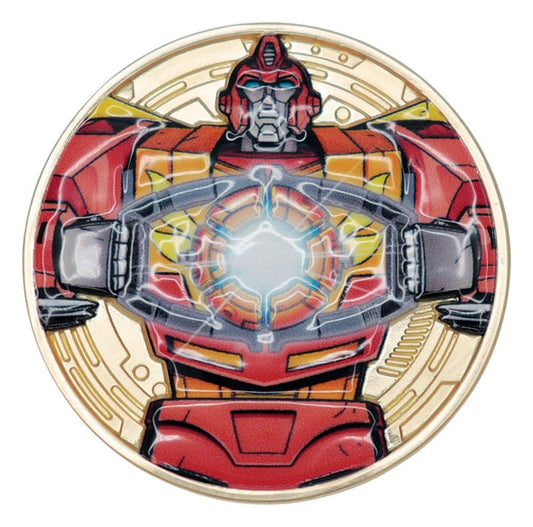 Transformers Moneda The Movie 40th Anniversary Limited Edition 24k Gold Plated
