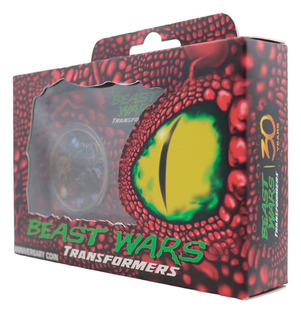 Transformers Moneda Beast Wars 30th Anniversary Limited Edition