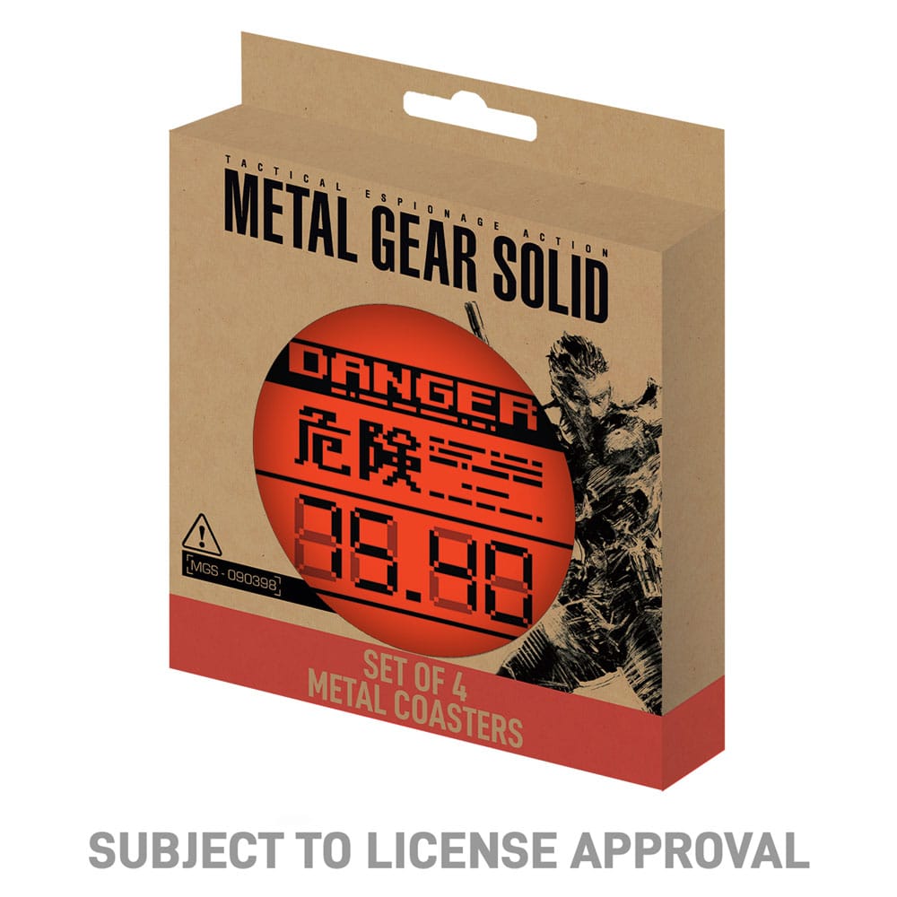 Metal Gear Solid Pack de 4 Posavasos